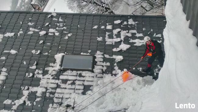 ODŚNIEŻANIE DACHÓW usuwanie nawisów, usuwanie sopli