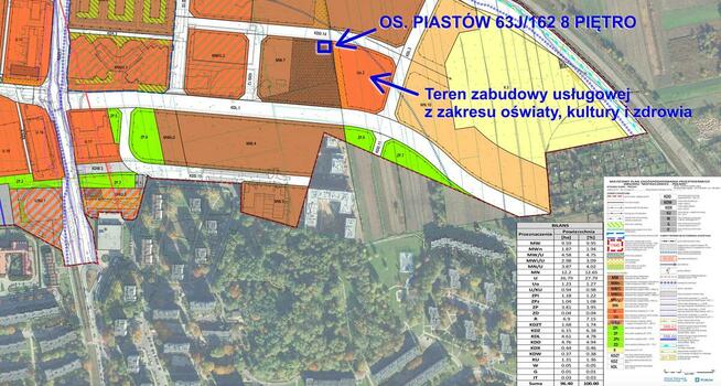 Os. Piastów 63J | 45,5mkw | stan dew.| 8p. | super widok