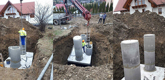 Szambo betonowe, oczko wodne, zbiornik na deszczówkę 4m3