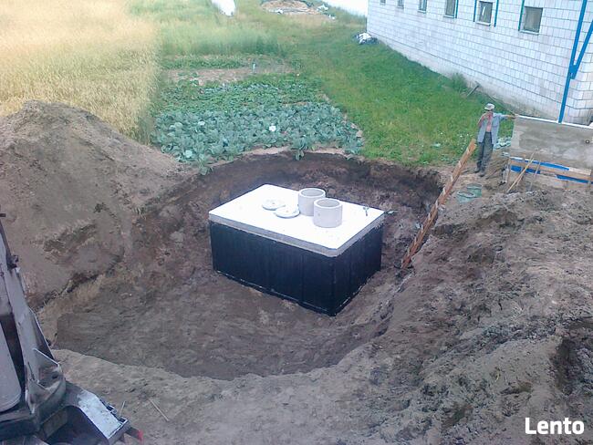 Szambo betonowe oczko wodne do ogrodu deszczówka 3m3