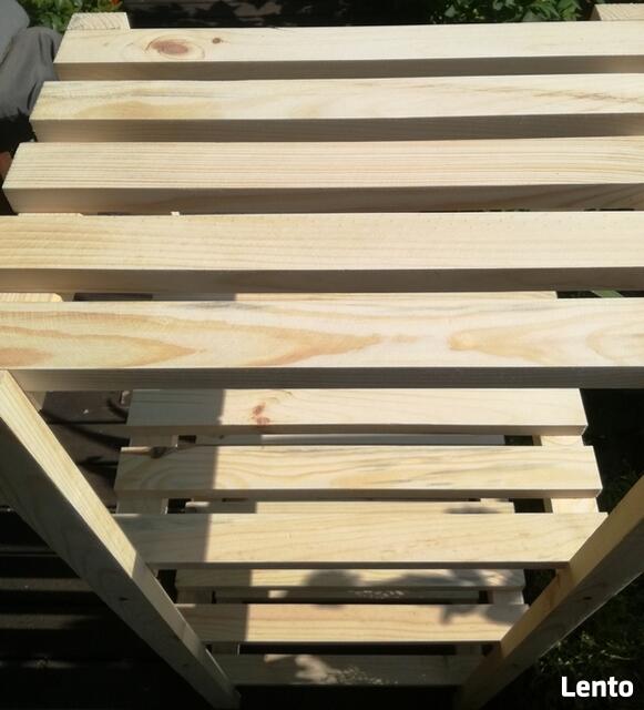 Mocny Regał drewniany - Sosna 45 x 30 x 110 cm