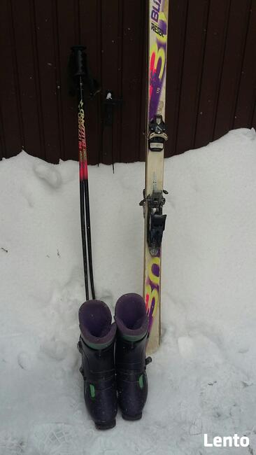 Sprzedam narty blizart 170 dł. z butami 40 i kijkami okucia