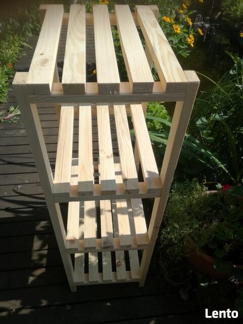 Mocny Regał drewniany - Sosna 45 x 30 x 110 cm