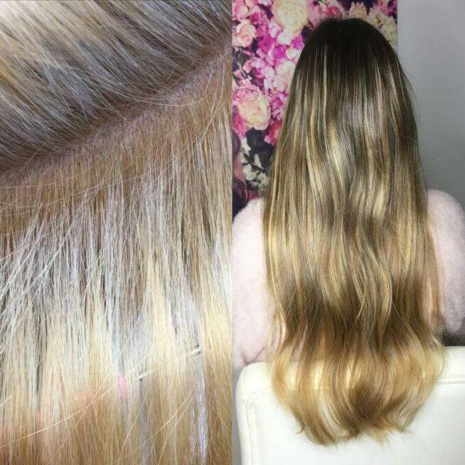 Przedlużanie włosów-niewidoczne lączenia-kapsułki, keratyna