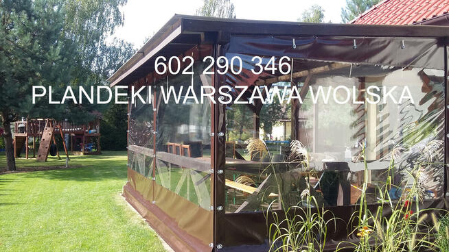 Przezroczysta folia na ściany okna do altany zabudowa tarasu