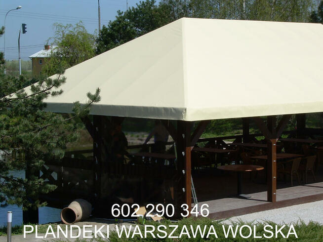 Przezroczysta folia na ściany okna do altany zabudowa tarasu