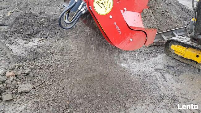 Łyżka przesiewająca do minikoparki