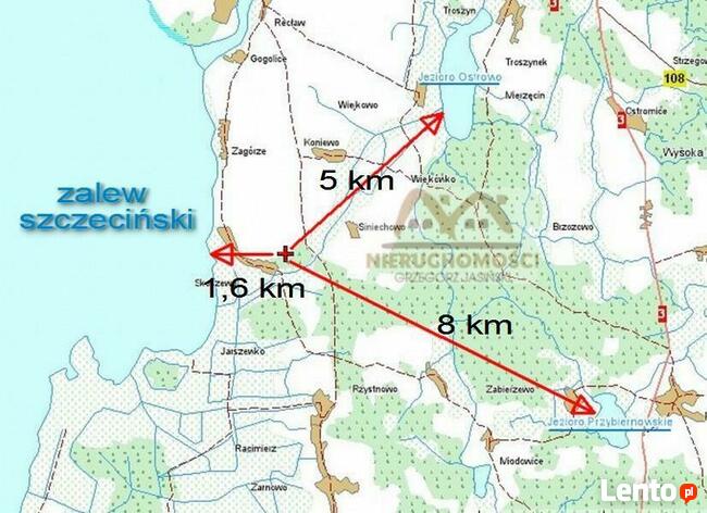 Działka siedliskowa Skoszewo gm. Wolin