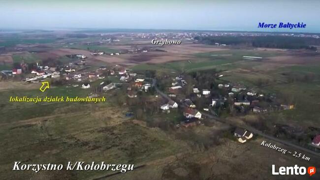 Działka Korzystno gm. Kołobrzeg