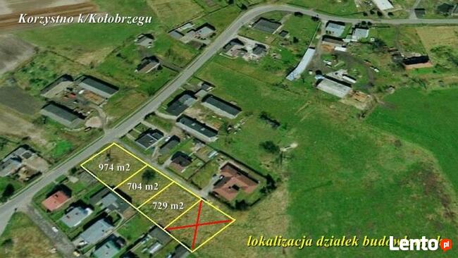 Działka Korzystno gm. Kołobrzeg