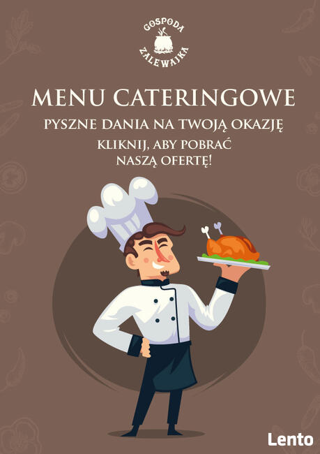 CATERING DO DOMU I BIURA Z GOSPODY ZALEWAJKA !!!!