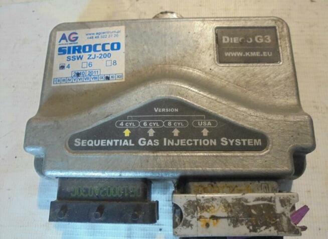 STEROWNIK GAZU LPG SIROCCO SSW ZJ-200 4 CYL