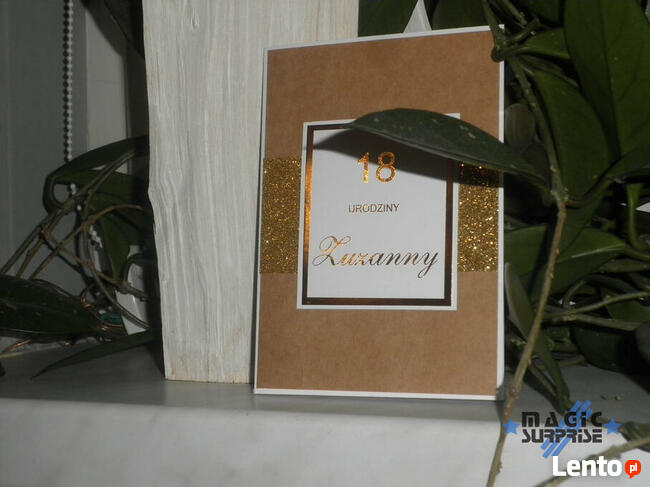 Zaproszenia na 18-ste urodziny