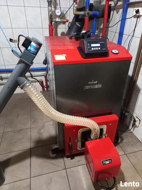 Palnik na pellet. Modernizacja kotła.