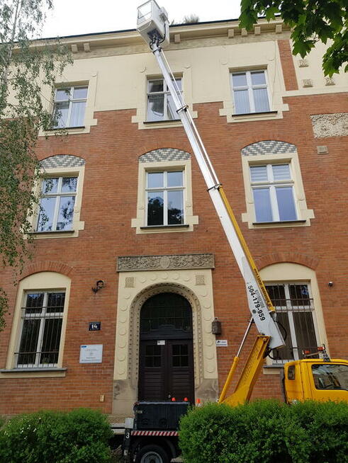 Podnośnik koszowy do 3,5 t , Wynajem zwyżki Kraków