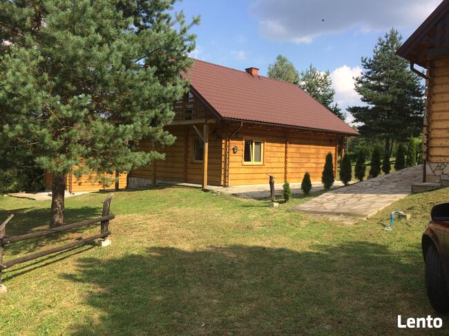 CAŁOROCZNY DOM DREWNIANY BESKID NISKI ZALEW KLIMKÓWKA