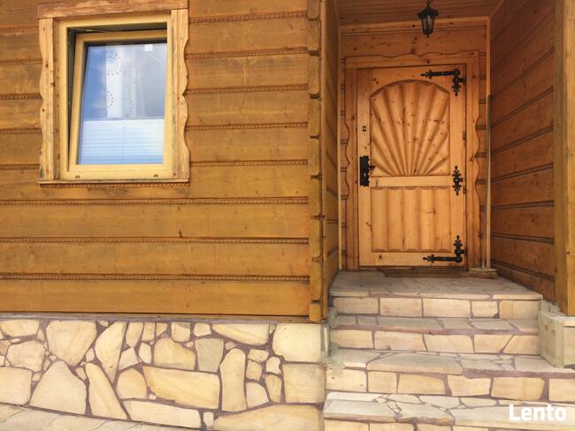 CAŁOROCZNY DOM DREWNIANY BESKID NISKI ZALEW KLIMKÓWKA