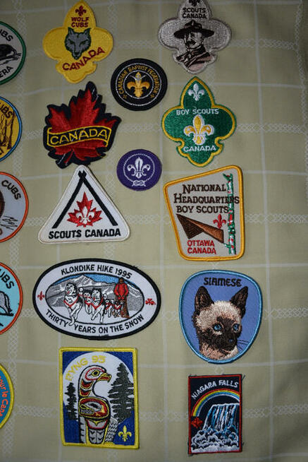 Emblematy, plakietki skautowe -cz.1 / komplet 30szt