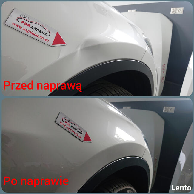 Usuwanie wgnieceń po gradzie