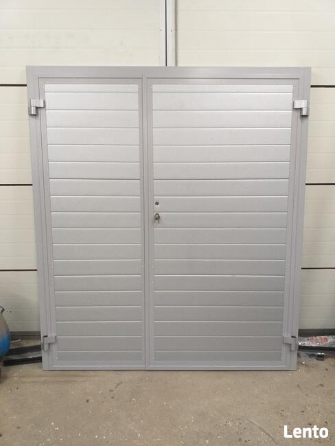 Drzwi stalowo-aluminiowe