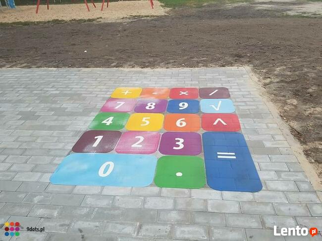 Strefa gier podwórkowych, chodnikowych, asfaltowych