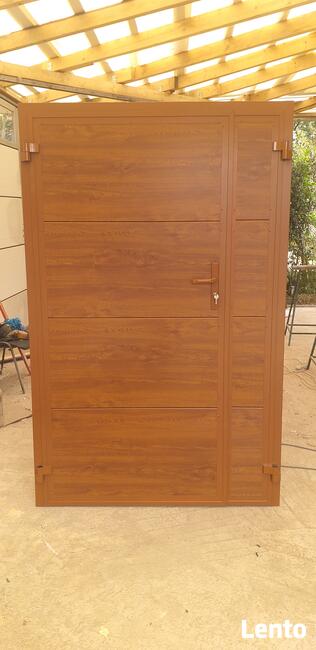 Drzwi stalowo-aluminiowe