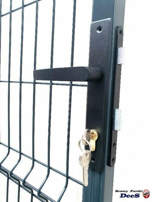 Solidna furtka panelowa 1,70m wszystko w komplecie monterskim