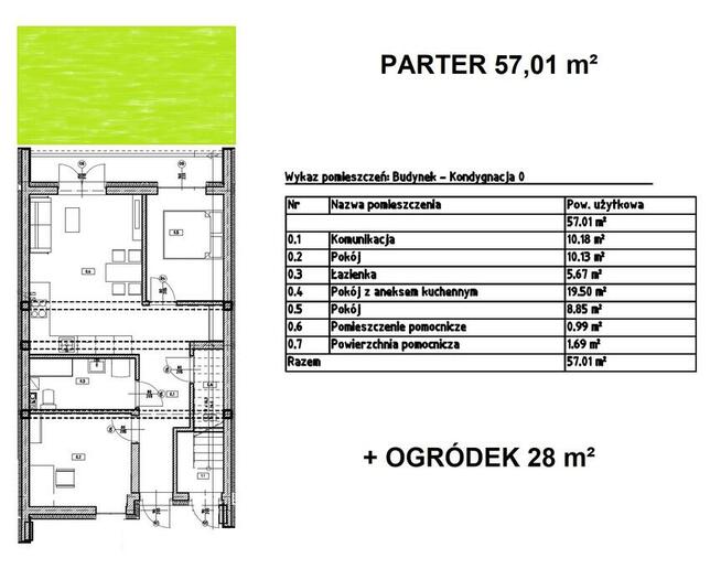 Osiedle Niwa - obok Stokrotki, Rossmann | 3 pok. mieszkanie