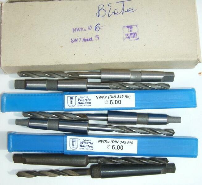 WIERTŁO DO METALU NWKb 15,75 15,5 15 14,75 13,75 HSS WALCOWE