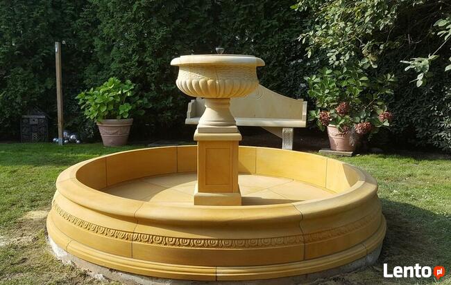 Fontanna ogrodowa z piaskowca - kamień naturalny