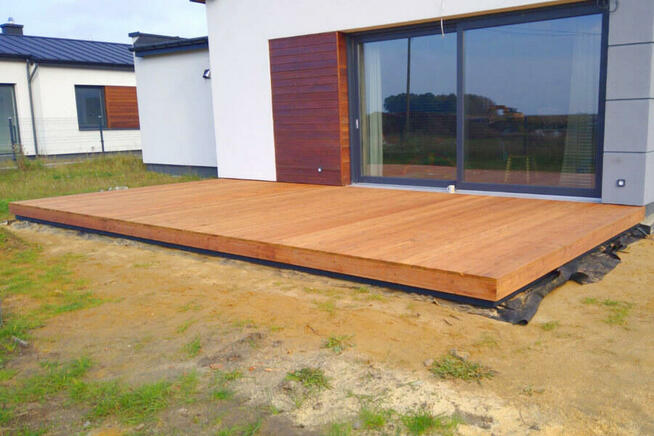Tarasy drewniane, deska tarasowa, tarasy z drewna