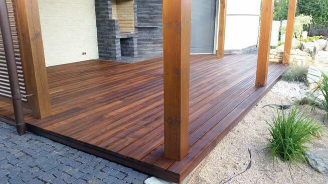 Tarasy drewniane, deska tarasowa, tarasy z drewna