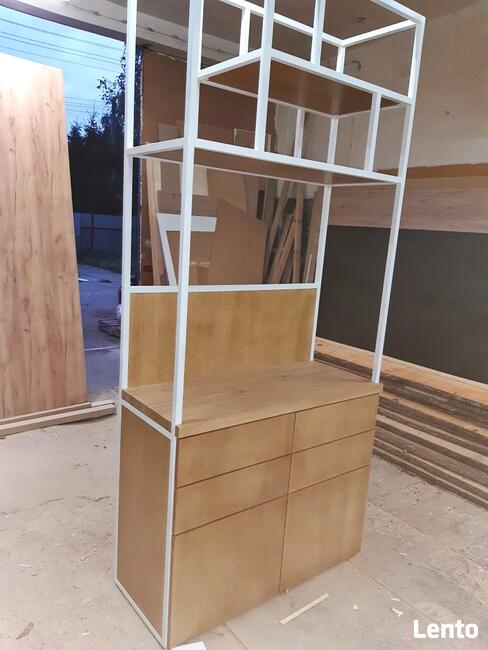 Meble loft stalowe regały