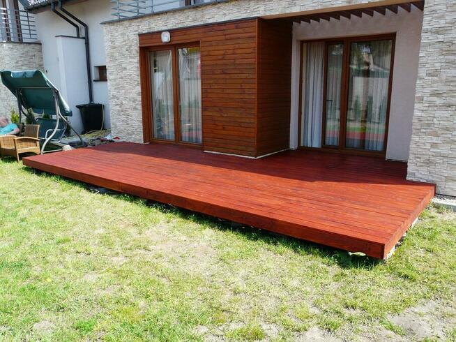 Tarasy drewniane, deska tarasowa, tarasy z drewna