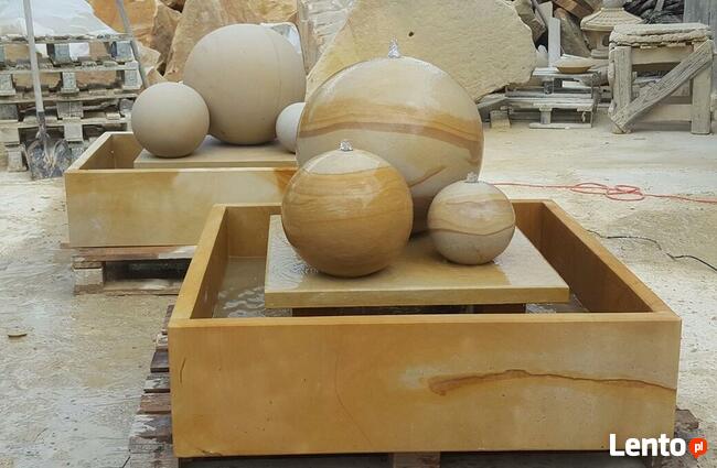 Fontanna ogrodowa z piaskowca - kamień naturalny