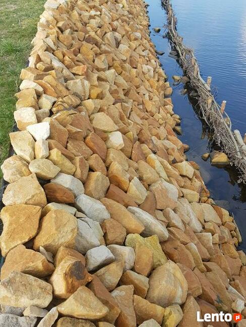 skarpy stawu rybnego