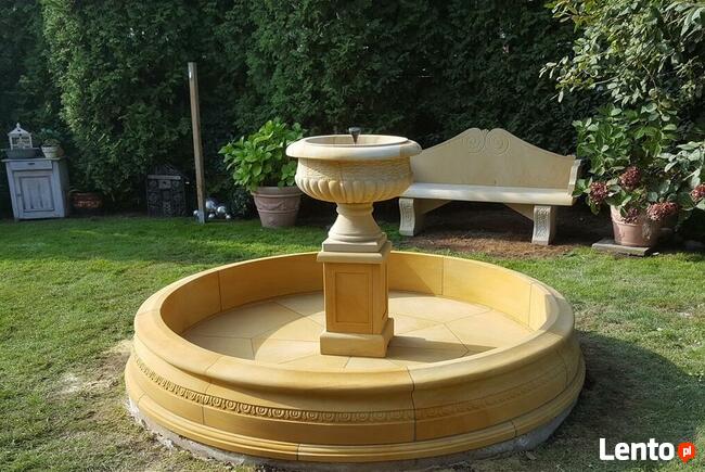 Fontanna ogrodowa z piaskowca - kamień naturalny