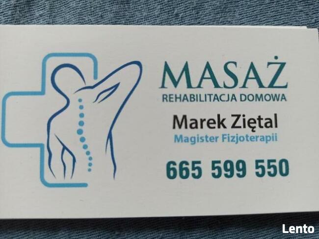 Masaż, rehabilitacja z dojazdem do pacjenta