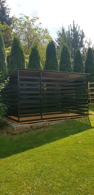 Kojec dla psa boks wiata na śmieci od producenta na wymiar !