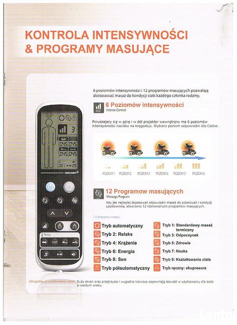 Ceragem masaż kręgosłupa