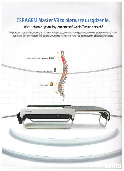 Ceragem masaż kręgosłupa
