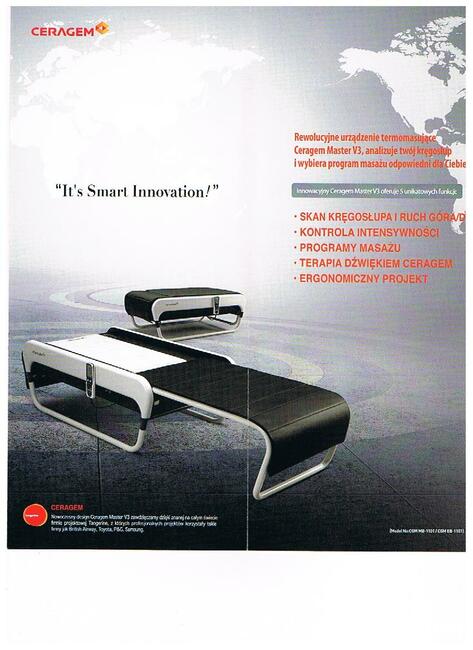 MASAŻ KRĘGOSŁUPA NA URZĄDZENIU CERAGEM