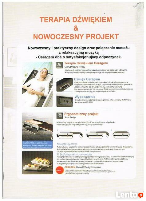 Boli kręgosłup? Jest rozwiązanie !urządzenie med. Ceragem VE
