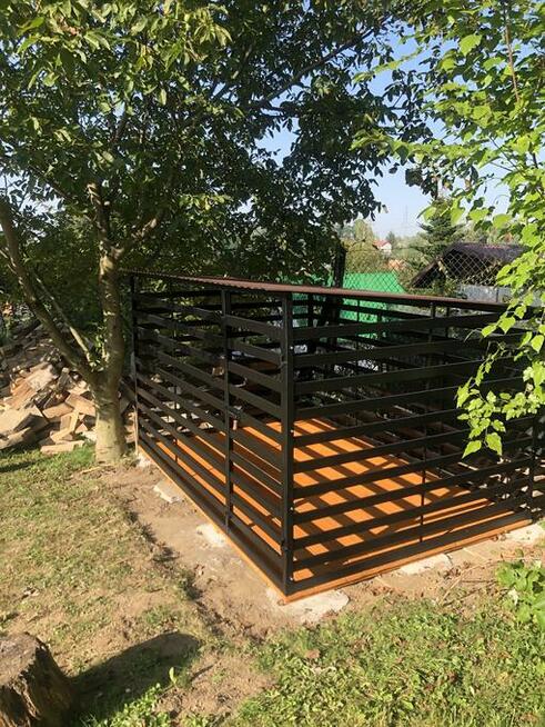 Kojec dla psa boks wiata na śmieci od producenta na wymiar !