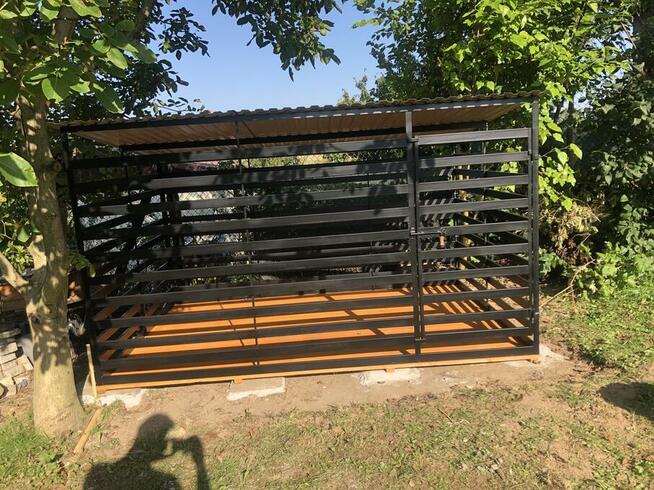 Kojec dla psa boks wiata na śmieci od producenta na wymiar !