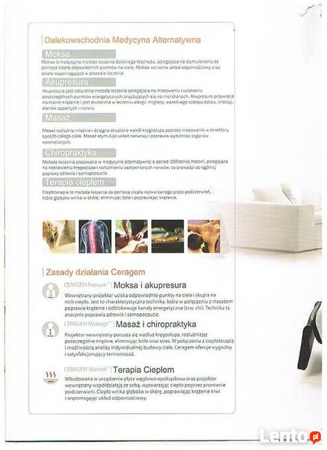 Boli kręgosłup? Jest rozwiązanie !urządzenie med. Ceragem VE