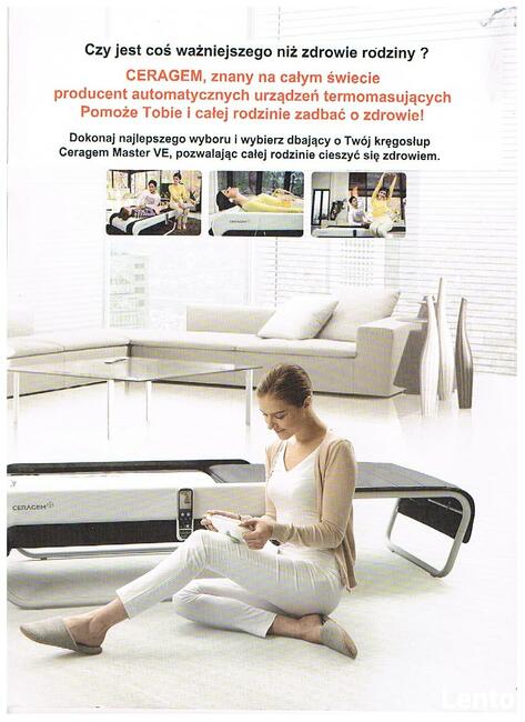 MASAŻ KRĘGOSŁUPA NA URZĄDZENIU CERAGEM