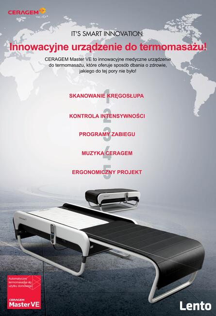 MASAŻ KRĘGOSŁUPA NA URZĄDZENIU CERAGEM