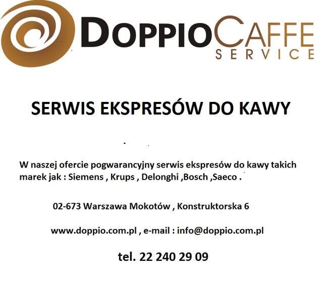 Serwis Philips Saeco Warszawa tel.22 240 29 09
