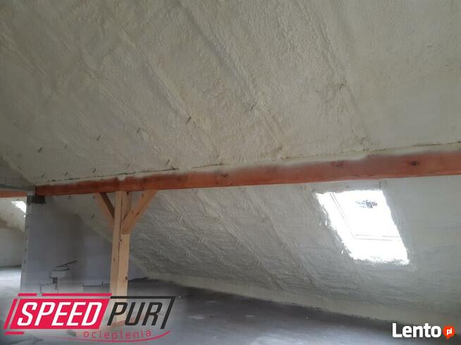 Strop Piana PUR Ocieplanie Poddasze Wiązary Międzyrzecz